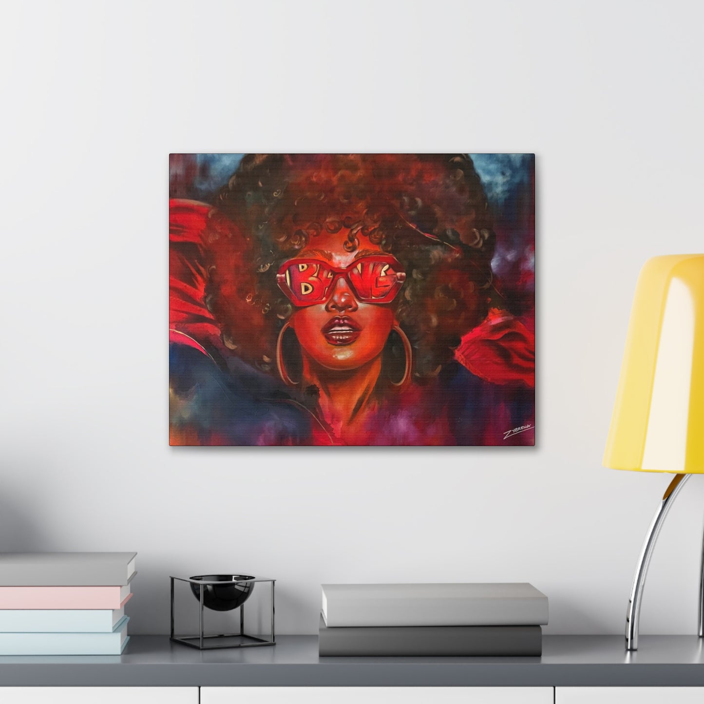 The Future is Bright: BANG! Canvas Gallery Wrapped Print
