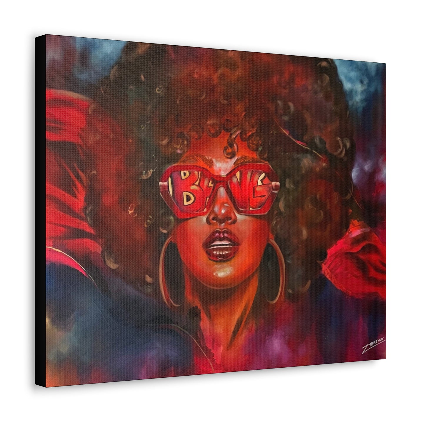The Future is Bright: BANG! Canvas Gallery Wrapped Print